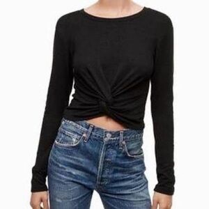 Wilfred Black Twist Front Top